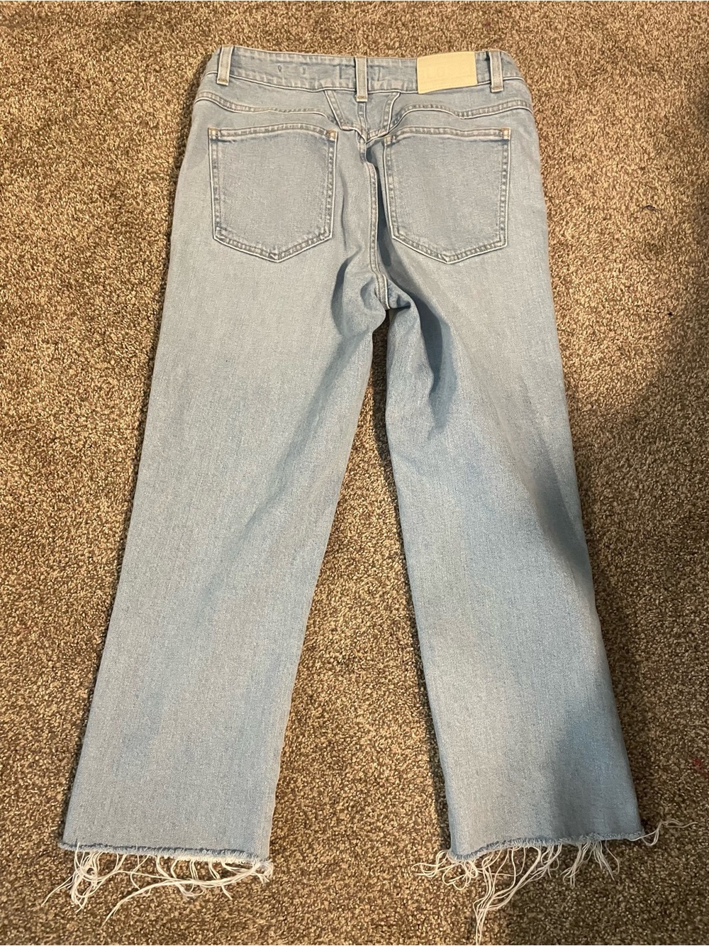 Closed White and Light Blue Two-Tone Denim Jeans - Picture 5 of 5